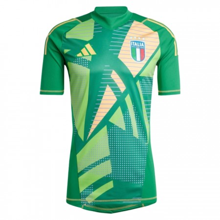 Nogometni Dres Italija Golmanski Euro 2024 Zelena Nogometni Dres Italija Golmanski Euro 2024 Zelena